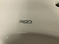 Hangtoilet met toiletzitting zonder spoelrand, aloni, tornado, wit - afbeelding 3 van  4