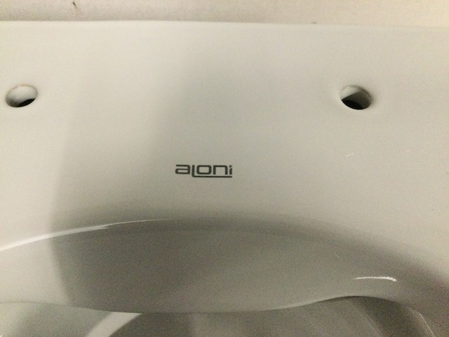 Hangtoilet met toiletzitting zonder spoelrand, aloni, tornado, wit - afbeelding 3 van  4