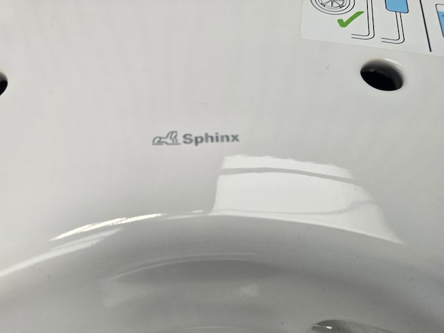 Hangtoilet sphinx, sph, wit - afbeelding 3 van  5