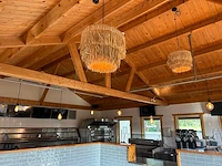 Hangverlichting met industriële buisconstructie - afbeelding 7 van  9