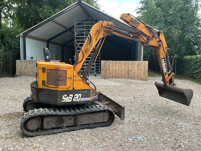 Hanix s&b20s minigraafmachine - afbeelding 3 van  3