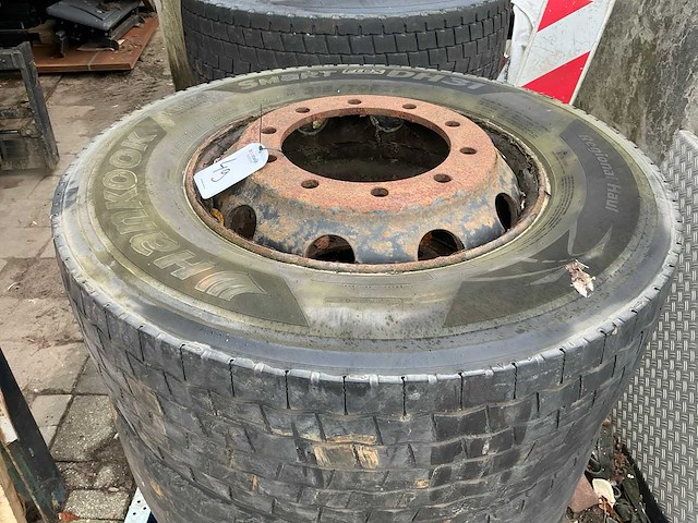 Hankook smart flex dh31 vrachtwagen banden (4x) - afbeelding 2 van  8