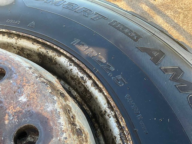 Hankook smart work amo9 13r22.5 vrachtwagenband (4x) - afbeelding 11 van  14