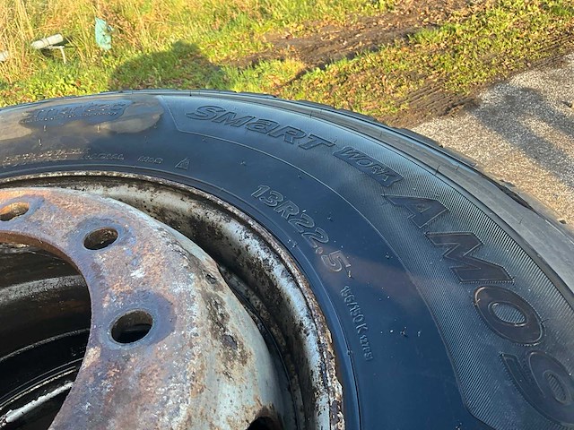 Hankook smart work amo9 13r22.5 vrachtwagenband (4x) - afbeelding 13 van  14