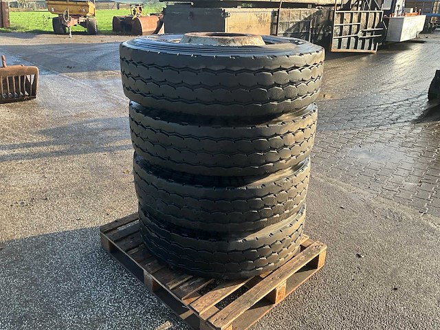 Hankook smart work amo9 13r22.5 vrachtwagenband (4x) - afbeelding 4 van  14