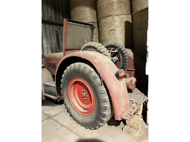 Hanomag - 1954 - r40 - tweewielaangedreven landbouwtractor - afbeelding 8 van  9