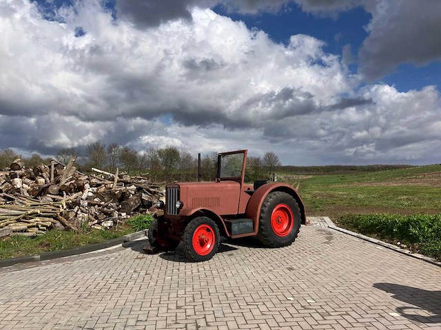 Hanomag - 1954 - r40 - tweewielaangedreven landbouwtractor - afbeelding 3 van  18