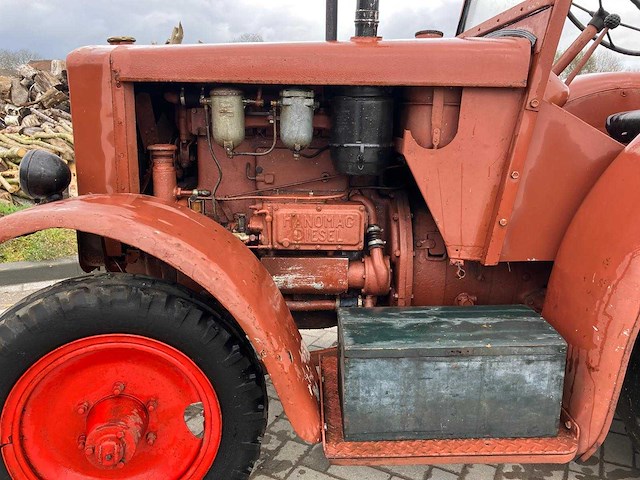 Hanomag - 1954 - r40 - tweewielaangedreven landbouwtractor - afbeelding 4 van  18