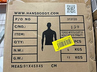 Hans boodt m7010 paspop torso (3x) - afbeelding 4 van  5
