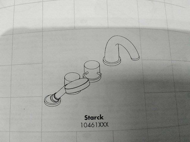 Hans grohe - axor - badmengkraan inbouw. - afbeelding 2 van  8