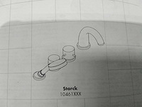 Hans grohe - axor - badmengkraan inbouw. - afbeelding 2 van  8