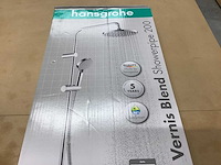 Hans grohe - vernis blend - showerpipe 200 - regendouche met handdouche - afbeelding 7 van  8