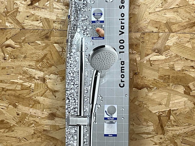 Hans grohe croma 100 vario set glijstang - afbeelding 2 van  6