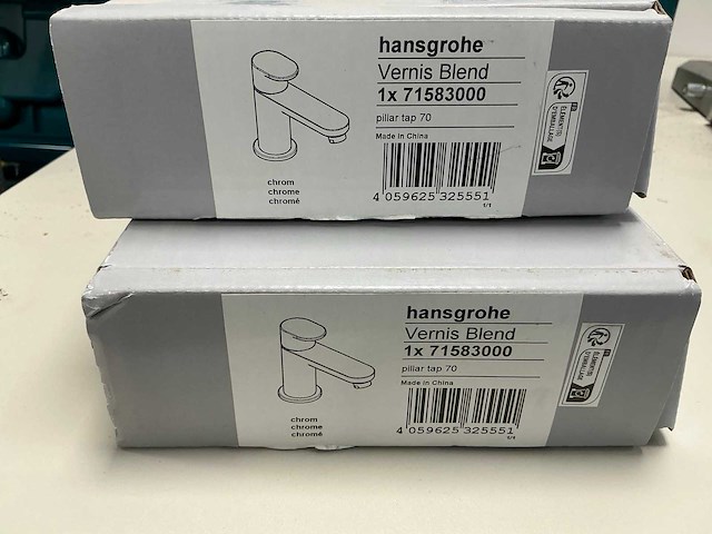 Hans grohe vernis blent wastafelkraan (2x) - afbeelding 4 van  4