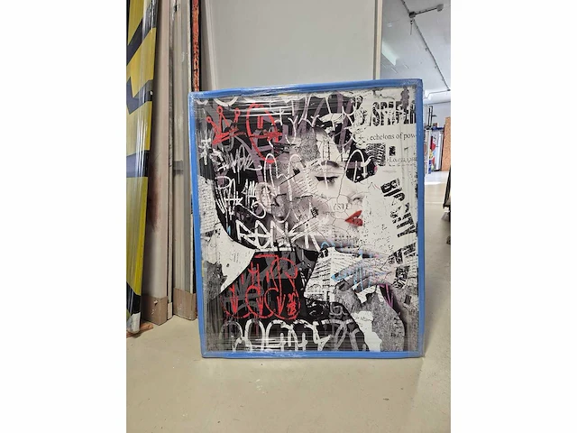 Hans jochem bakker - leder op dibond - 120 x 100 - afbeelding 2 van  3