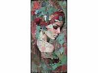 Hans jochem bakker - leder op dibond -120 x 60