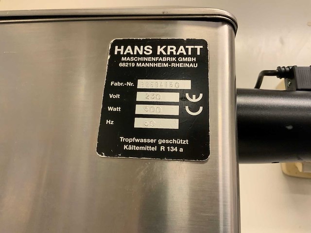 Hans kraft rvs slagroommachine - afbeelding 5 van  8