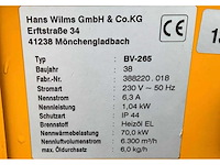 Hans wilms bv-265 industriële heater / event heater / hetelucht turbine - afbeelding 2 van  10