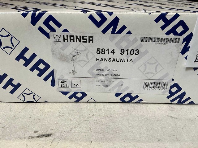 Hansa aunita (5814 9103) regendouche opbouwset - afbeelding 3 van  4