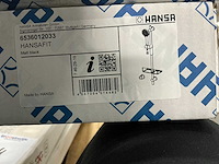 Hansa hansafit glijstangset matzwart - afbeelding 2 van  3