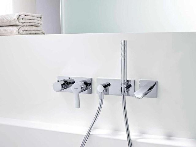 Hansa matrix inbouw badkraanset chroom - afbeelding 1 van  4