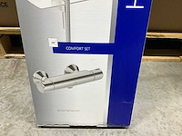 Hansa micra douchekraan met glijstang en handdouche - afbeelding 2 van  6