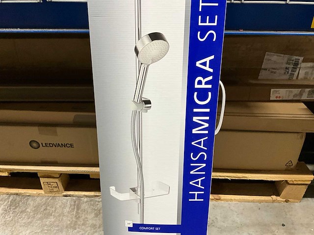 Hansa micra douchekraan met glijstang en handdouche - afbeelding 3 van  6