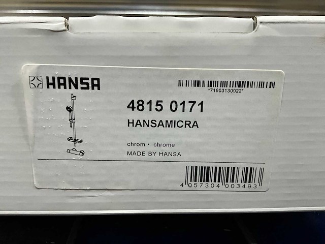 Hansa micra douchekraan met glijstang en handdouche - afbeelding 4 van  6