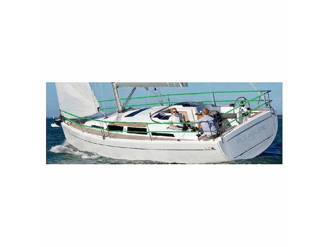 Hanse 345 rvs zeerailing compleet zonder doorgang - afbeelding 2 van  4