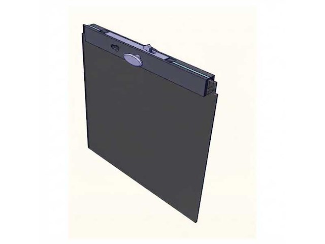 Hanse 505 kunststof toegangsdeur met slot 560 x 514 mm - afbeelding 1 van  1