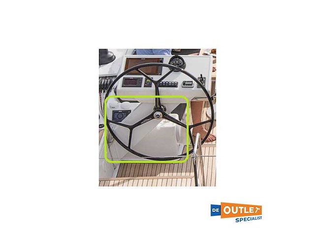 Hanse 588 aluminum steering column bakeboard white type - trs1119 - afbeelding 1 van  1