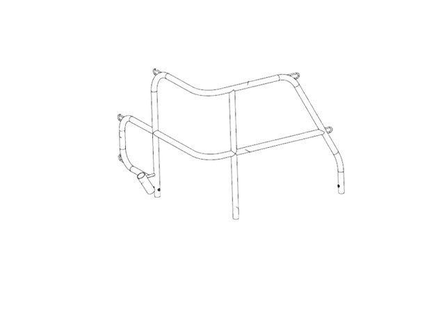 Hanse stainless steel marine stern rail h385/h415 - durable safety & support for boats - afbeelding 1 van  6