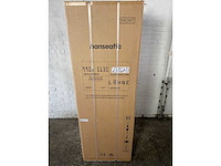 Hanseatic hkgk16155cbi koel-vriescombinatie vrijstaand 161 cm zwart – 230 l - afbeelding 1 van  3