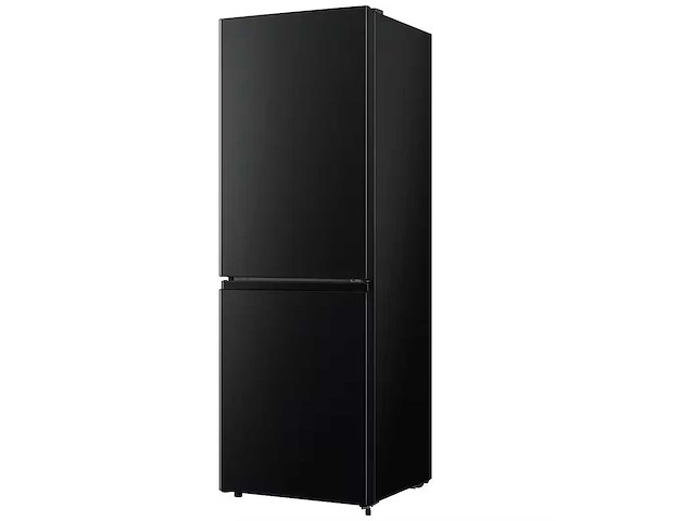 Hanseatic hkgk16155cbi koel-vriescombinatie vrijstaand 161 cm zwart – 230 l - afbeelding 1 van  4