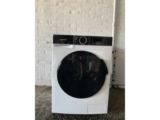 Hanseatic hwma714a wasmachine 7 kg 1400 tpm – voorlader, stoom duits display - afbeelding 1 van  4