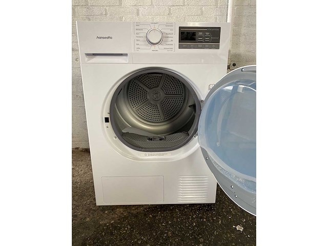 Hanseatic hwt8egt warmtepompdroger 8 kg - afbeelding 2 van  6