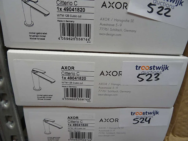 Hansgrohe - axor citterio c - wastafelmengkraan - afbeelding 2 van  2
