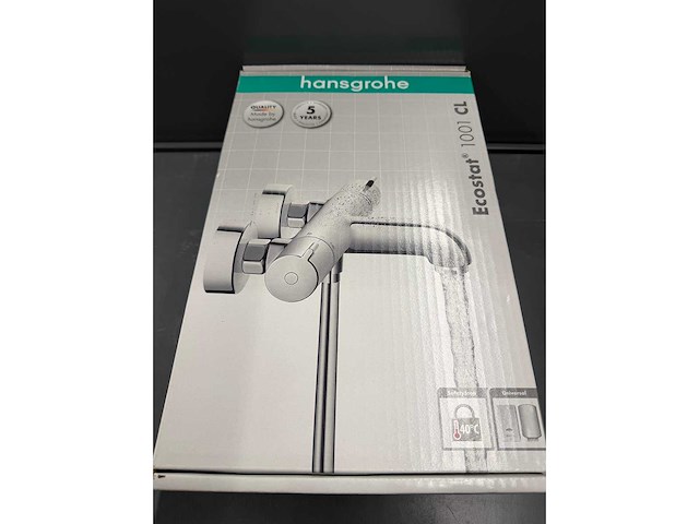 Hansgrohe - ecostat 1001 cl - 13201000 - badthermostaat opbouw - afbeelding 2 van  3