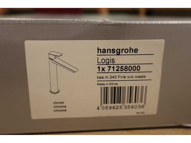 Hansgrohe - logis - - wastafel mengkraan - afbeelding 4 van  5