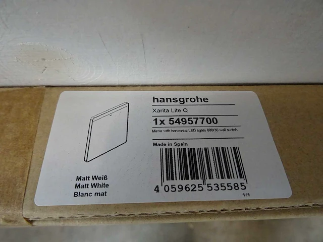 Hansgrohe - xanta lite q - spiegel led verlichting 70x60cm - afbeelding 3 van  3