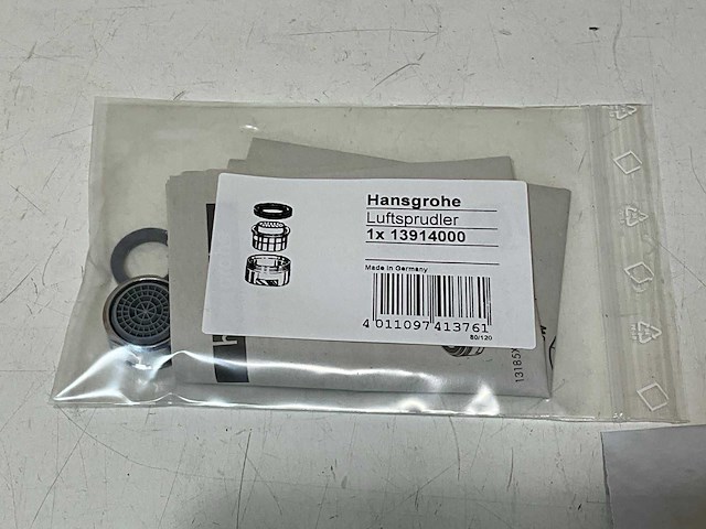 Hansgrohe 13914000 straalregelaar (25x) - afbeelding 2 van  2