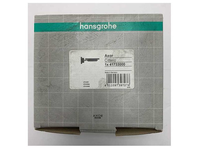 Hansgrohe axor 41733000 soap dish chrome contemporary design - afbeelding 4 van  5