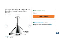 Hansgrohe axor front kb hoofddouche - afbeelding 5 van  5