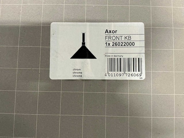 Hansgrohe axor front kb hoofddouche - afbeelding 3 van  5