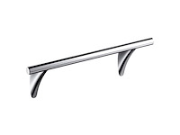 Hansgrohe axor stainless steel shower holder bar 392 mm - 42230 - afbeelding 1 van  3