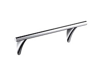 Hansgrohe axor stainless steel shower holder bar 392 mm - 42230 - afbeelding 2 van  3