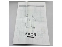 Hansgrohe axor stainless steel single lever high rise mixer tab - 10129000 - afbeelding 1 van  5