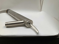 Hansgrohe axor starck 1002081 wastafelkraan hoog satin inox met waste - afbeelding 2 van  13