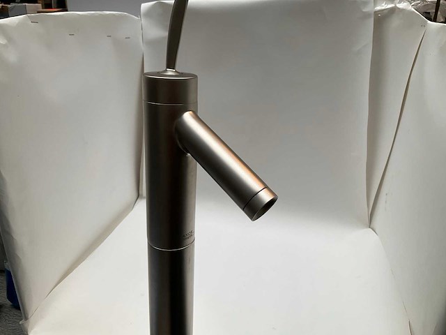Hansgrohe axor starck 1002081 wastafelkraan hoog satin inox met waste - afbeelding 7 van  13