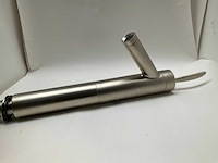 Hansgrohe axor starck 1002081 wastafelkraan hoog satin inox met waste - afbeelding 10 van  13